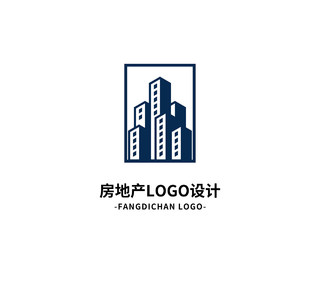 房地产标志楼房LOGO标识模板房子高楼LOGO房地产logo